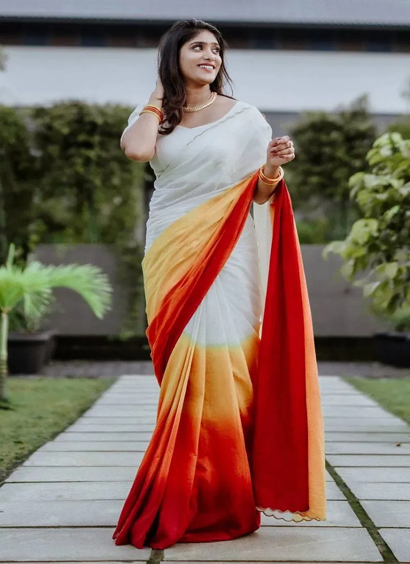 MG 503 Plain Linen Designer Saree Wholesale Market In Surat